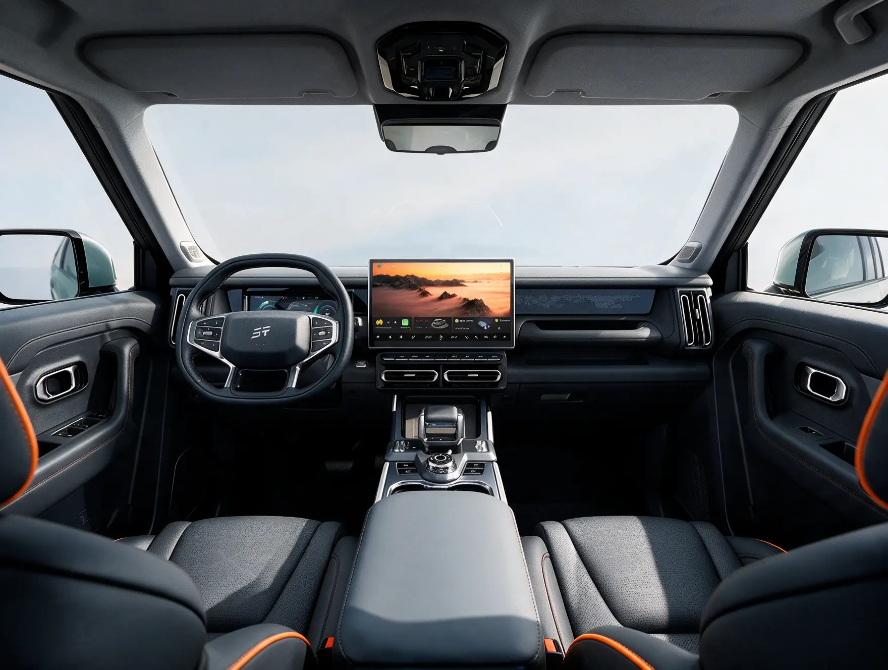 Jetour T1 — Cabin, front row
