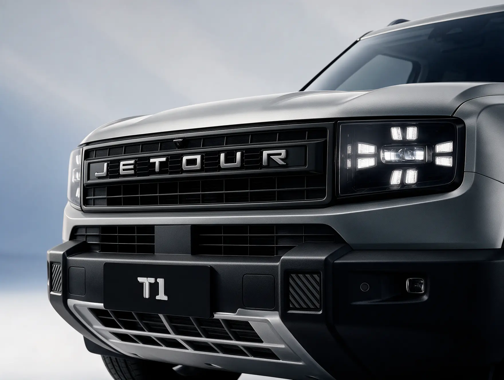 Jetour T1 — Grille and lighting detail